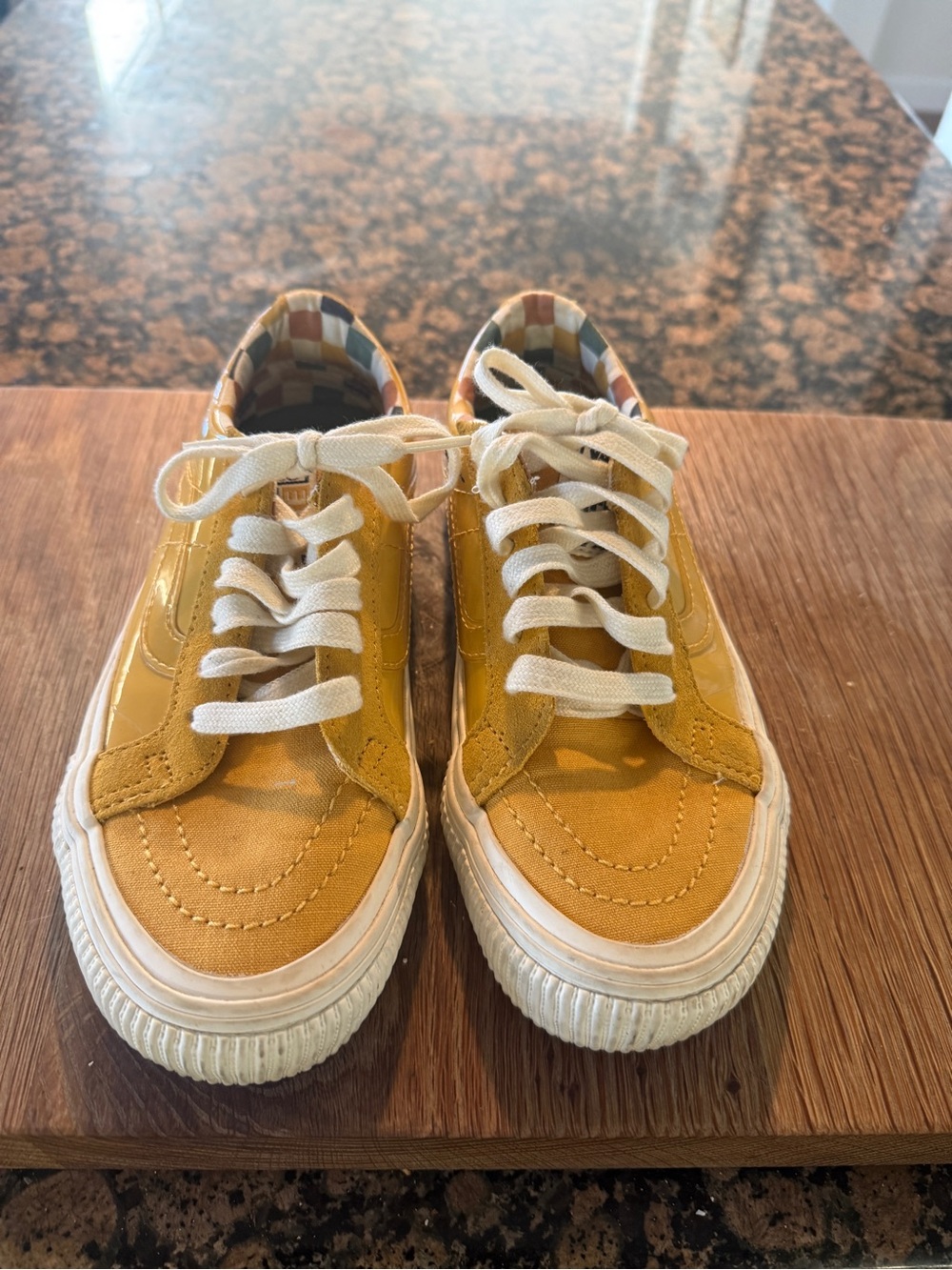 Vans Ultracush Yellow Low-Top Canvas Sneakers - Unbranded